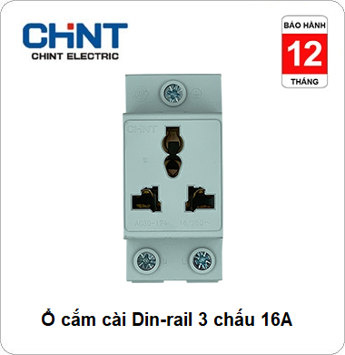 Ổ cắm AC30 CHINT 3 chấu