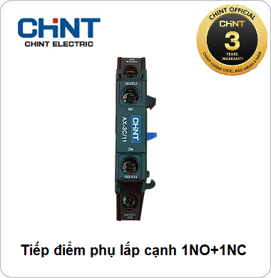 Tiếp điểm phụ 1NO+1NC (lắp bên)