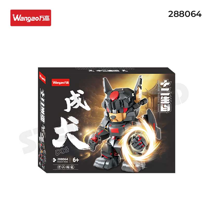 Bộ Đồ Chơi Lắp Ráp Mecha 12 Con Giáp - Lâu Kim Cẩu  Wangao-288064