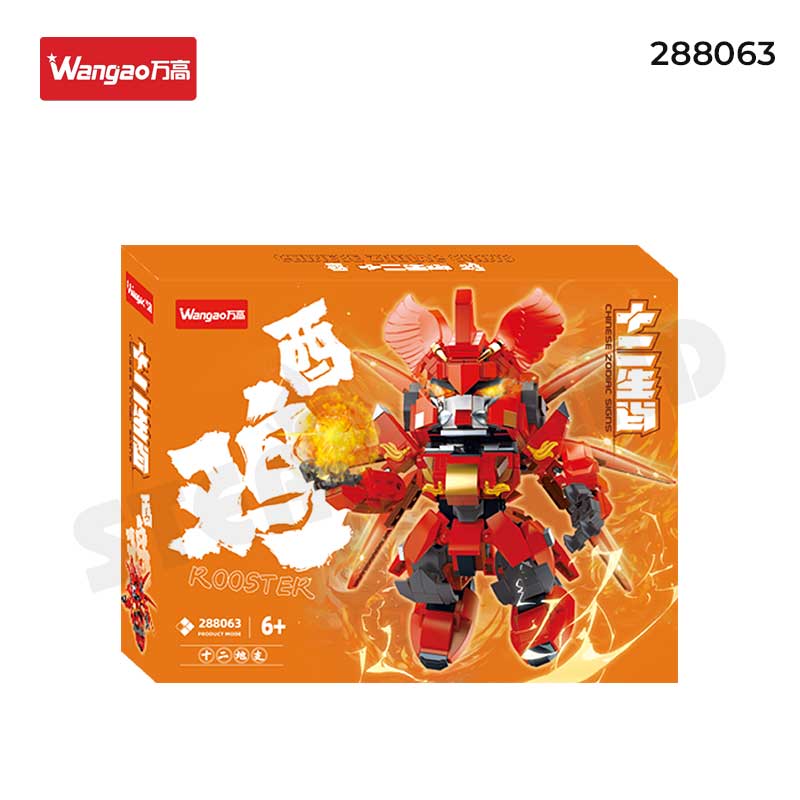 Bộ Đồ Chơi Lắp Ráp Mecha 12 Con Giáp - Mão Nhật Kê Wangao-288063
