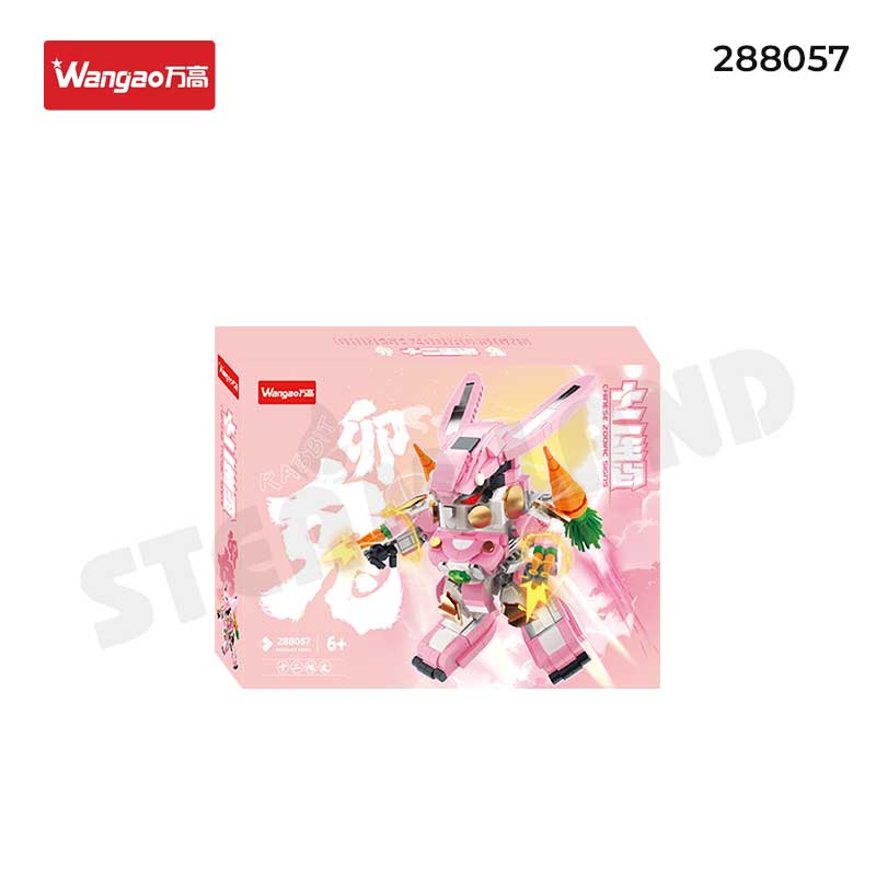 Bộ Đồ Chơi Lắp Ráp Mecha 12 Con Giáp - Phòng Nhật Miêu Wangao-288057