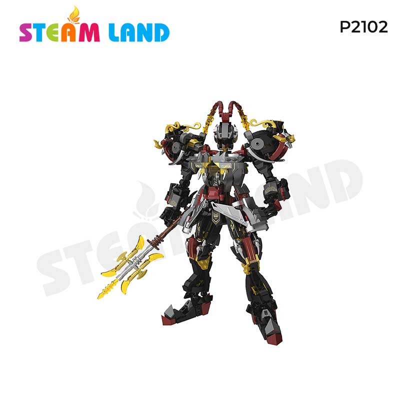 Bộ đồ chơi lắp ráp nhân Mecha vật Danh tướng Lữ Bố Souzosha-P2102
