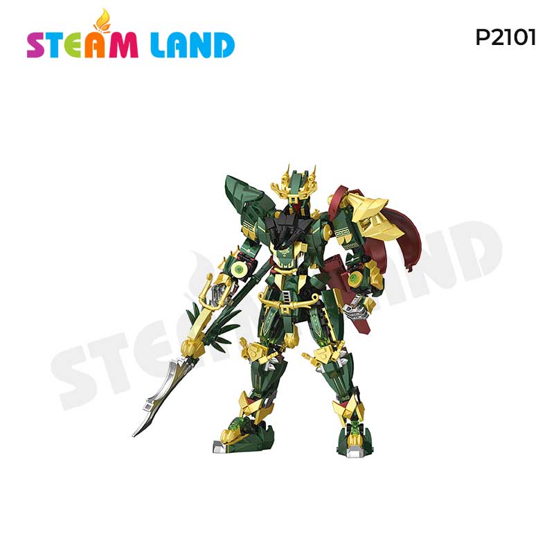 Bộ đồ chơi lắp ráp nhân Mecha vật Danh tướng Quan Vũ Souzosha-P2101