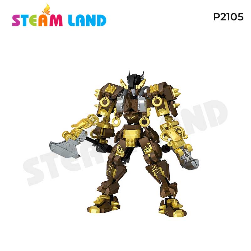 Bộ đồ chơi lắp ráp nhân vật Mecha chiến tướng Trình Giảo Kim Souzosha-P2105