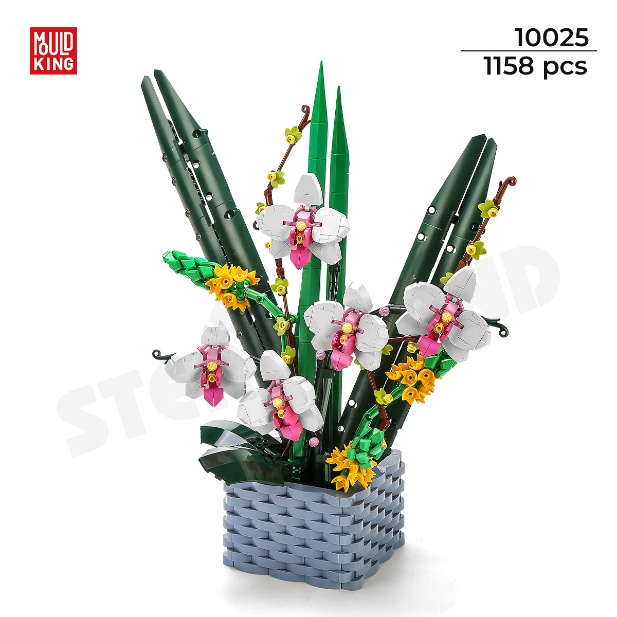 Bộ Lắp Ráp Giỏ Lan Hồ Điệp Sang Trọng – Mouldking 10025