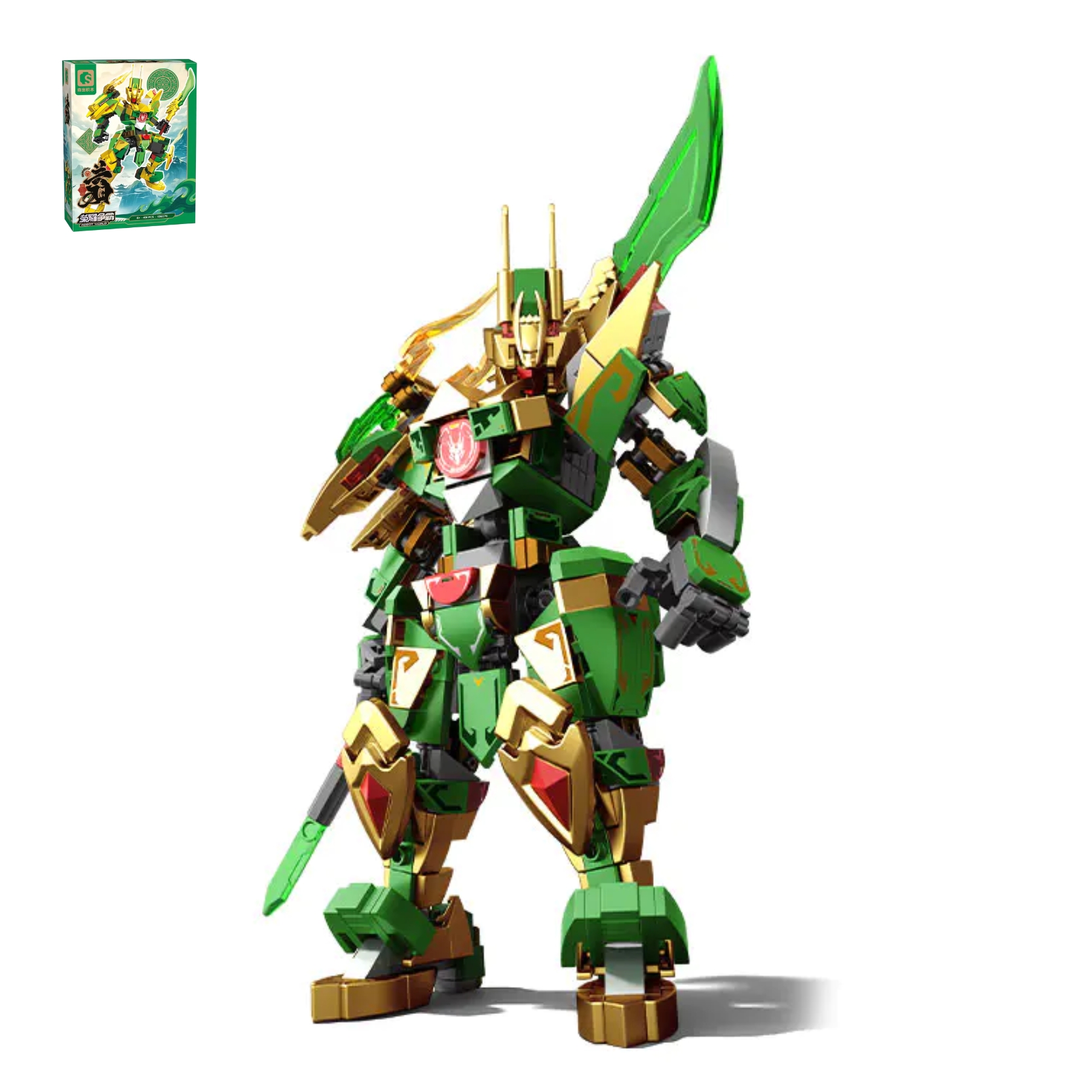 Bộ lắp ráp Mecha Chiến Binh Quan Vũ SEMBO-106076