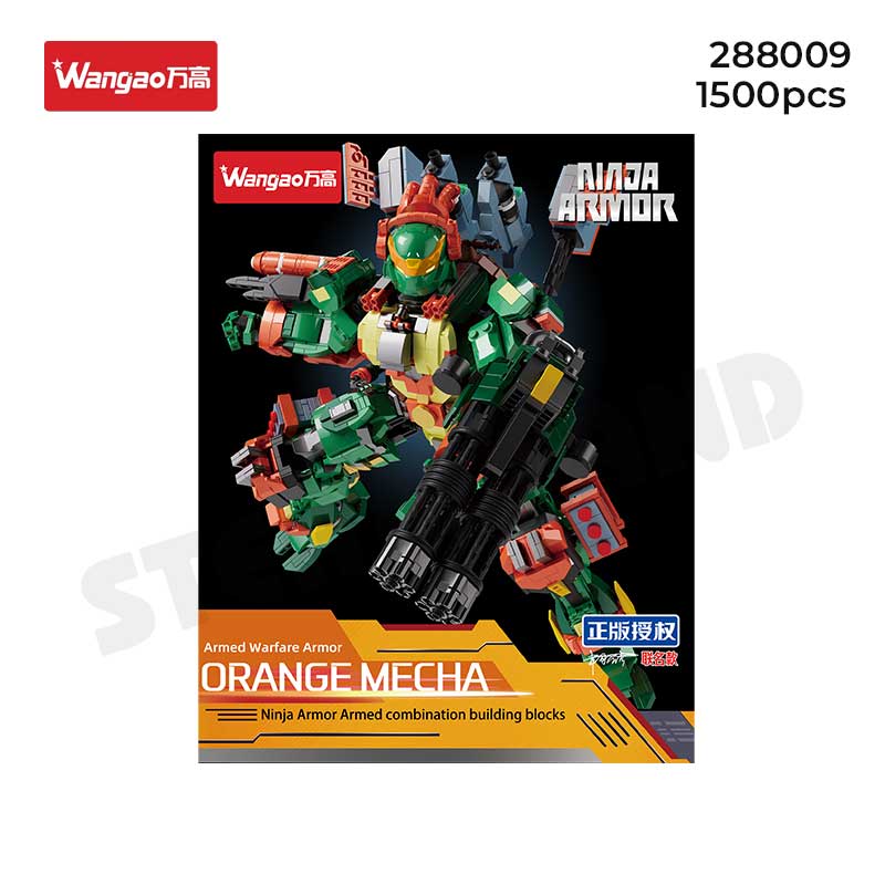 Bộ Lắp Ráp Mecha Ninja Armor Cam – WANGAO 288009