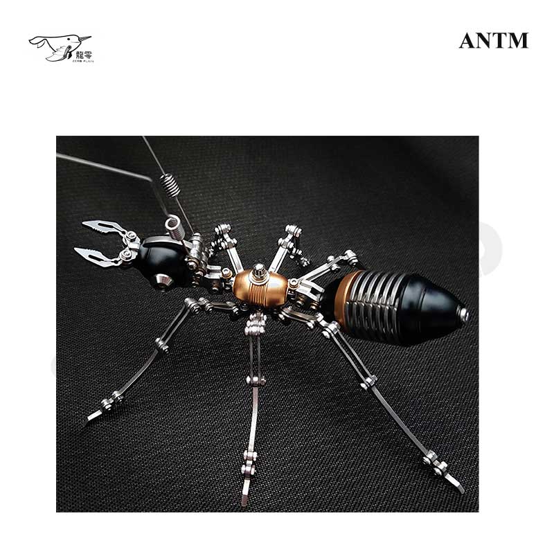Bộ lắp ráp mô hình kim loại kiến cơ khí màu đỏ Zero Plain ANTM