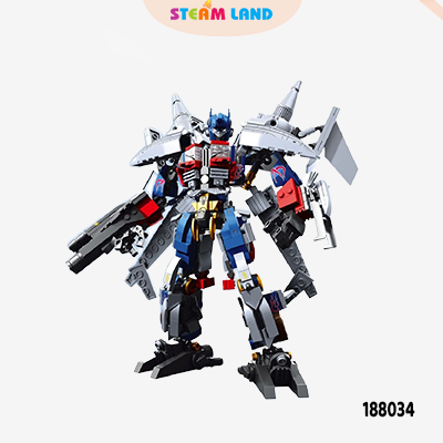 Bộ lắp ráp Robot Chiến binh anh hùng WANGAO-188034