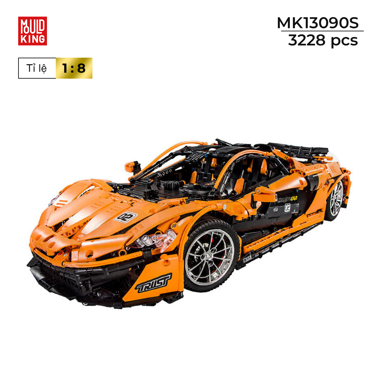 13090S - Siêu xe McLaren P1 - Mouldking - 1:8 - Tĩnh