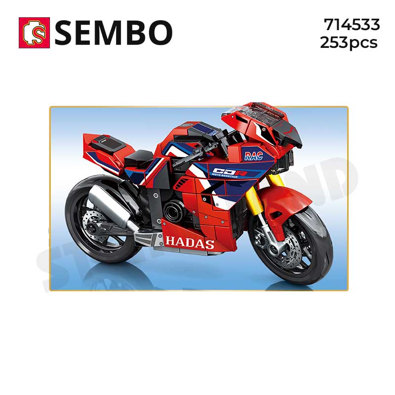 Bộ Lắp Ráp Siêu Xe Mô tô Tốc Độ Hadas - SEMBO 714533