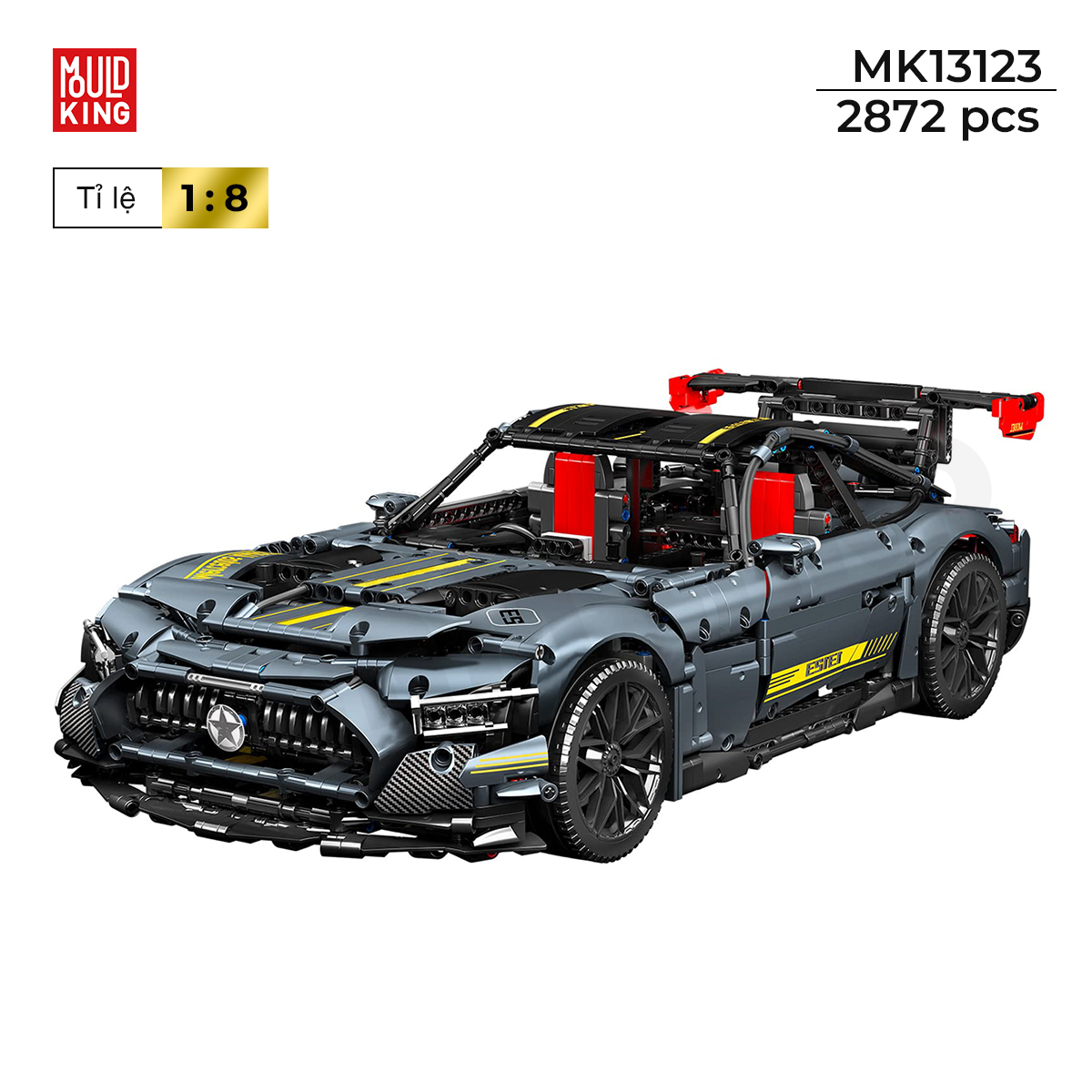 Bộ Lắp Ráp Siêu Xe Thể Thao AMG GT Tĩnh – Mouldking 13123