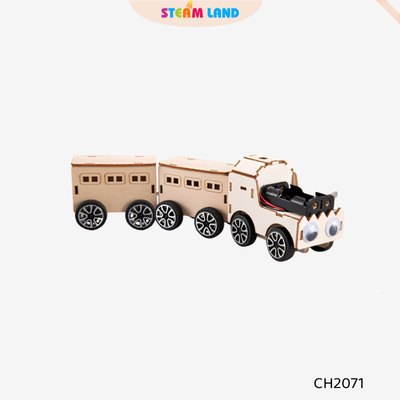 Bộ lắp ráp tàu hỏa bằng gỗ CHUANG HUANG-CH2071