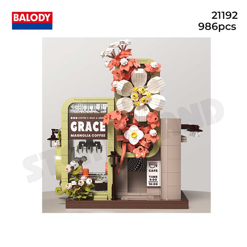 Bộ Lắp Ráp Tiệm Café Sách Magnolia – BALODY 21192