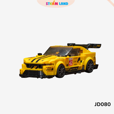 Bộ lắp ráp Xe hơi Màu Vàng JD080