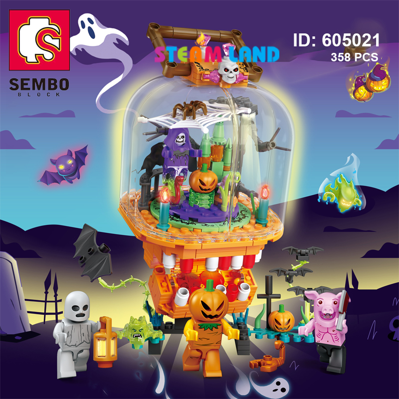 Bộ lego Halloween kì bí - SEMBO 605021