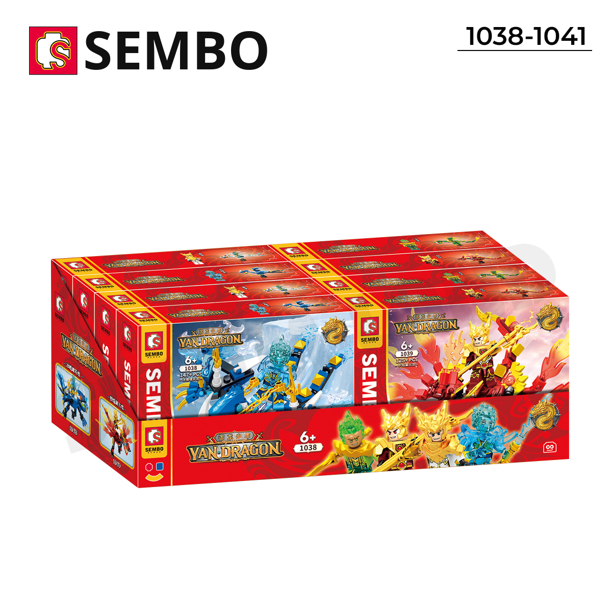 Bộ Sưu Tập 4 Rồng Trong Phim Thanh Long Thức Tỉnh 2 - SEMBO 1038-1041
