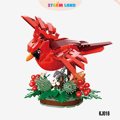 Đồ chơi lắp ráp chim Hồng Y Bắc Mỹ -JAKI-KJ018