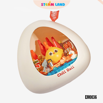 Đồ chơi Lắp ráp Gà con câu cá mùa thu - EMUE-EM0036