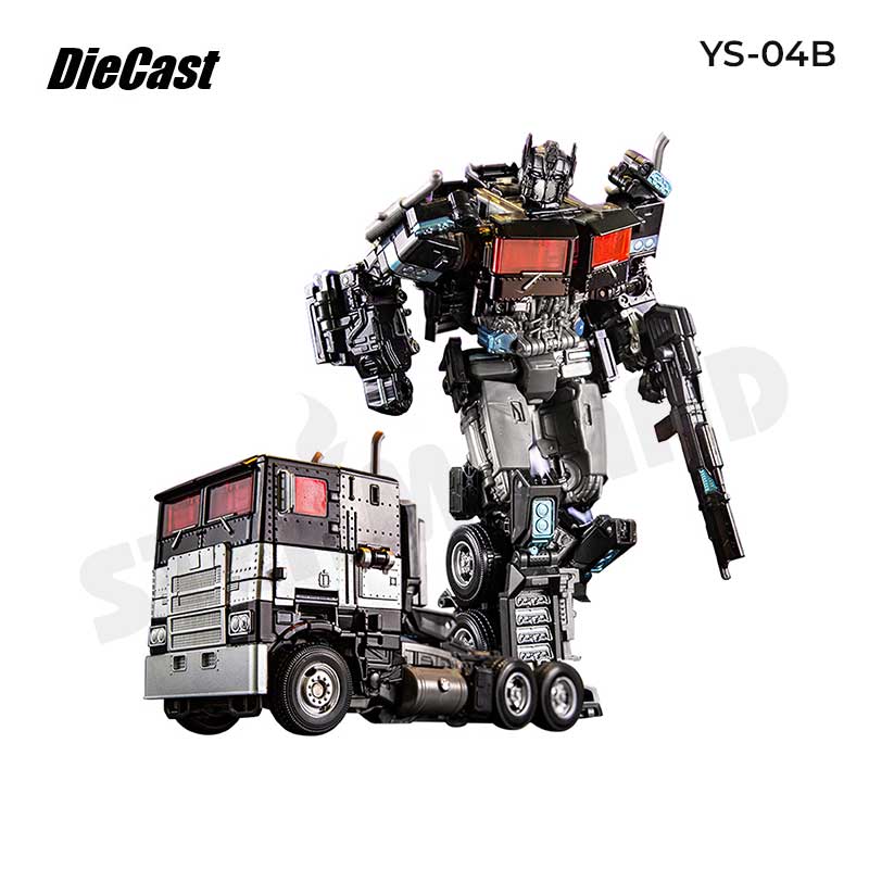 Đồ Chơi Lắp Ráp Mô hình Robot Biến Hình 2in1 Transformers Optimus Prime Đen-YS-04B