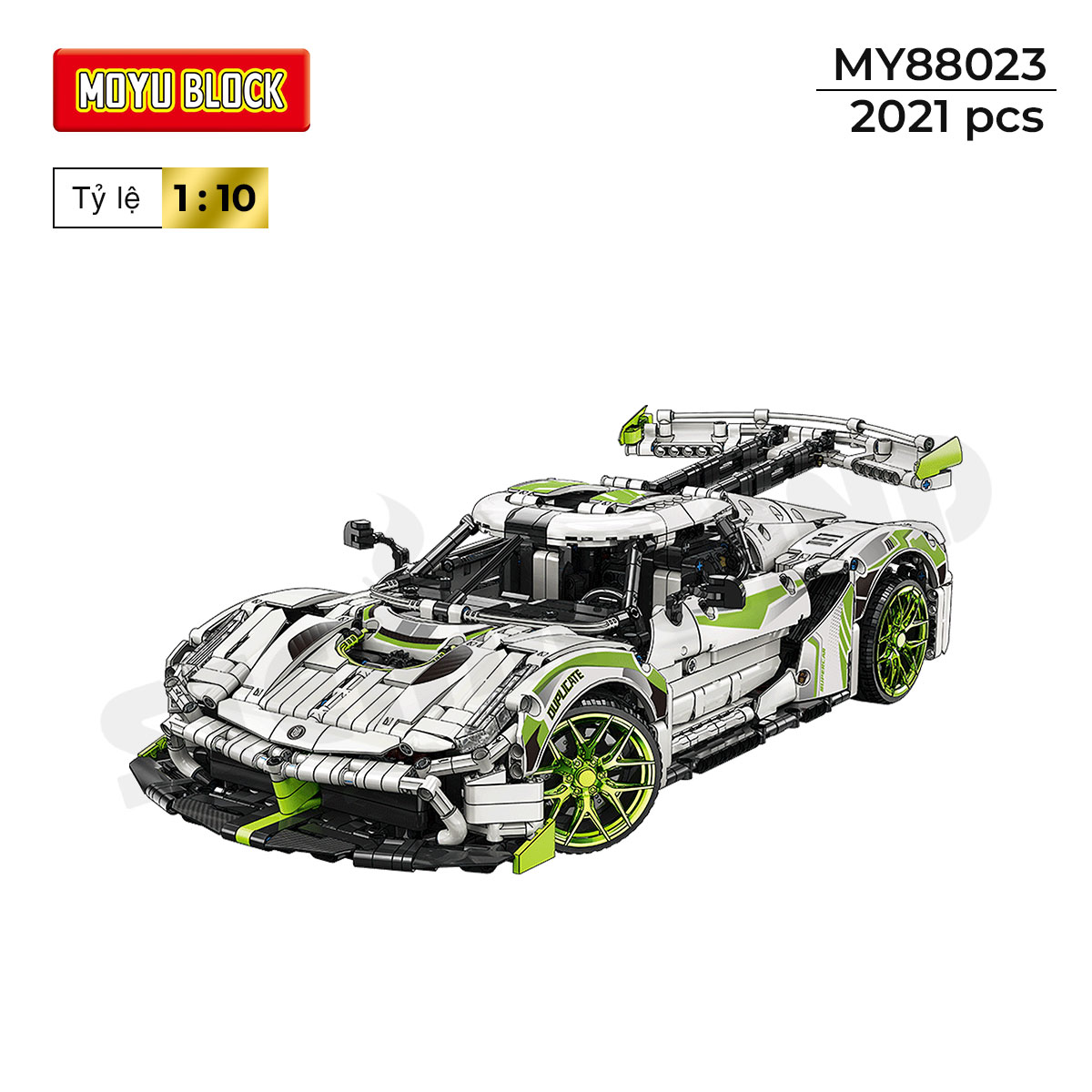 Đồ Chơi Lắp Ráp Siêu Xe Koenigsegg  Tỉ Lệ 1:10 – MOYU 88023