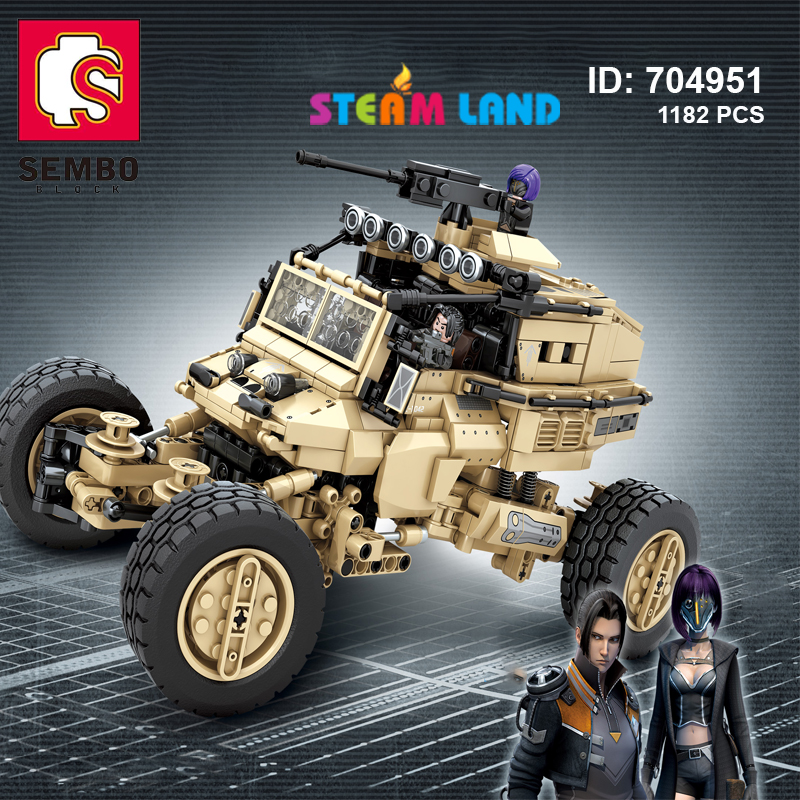 Đồ chơi lắp ráp Xe địa hình Spider SUV - SEMBO 704951