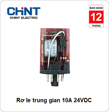Rơ le trung gian JQX-10F CHINT 10A 24VDC