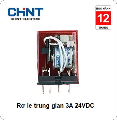 Rơ le trung gian JZX-22FD CHINT 3A 24VDC