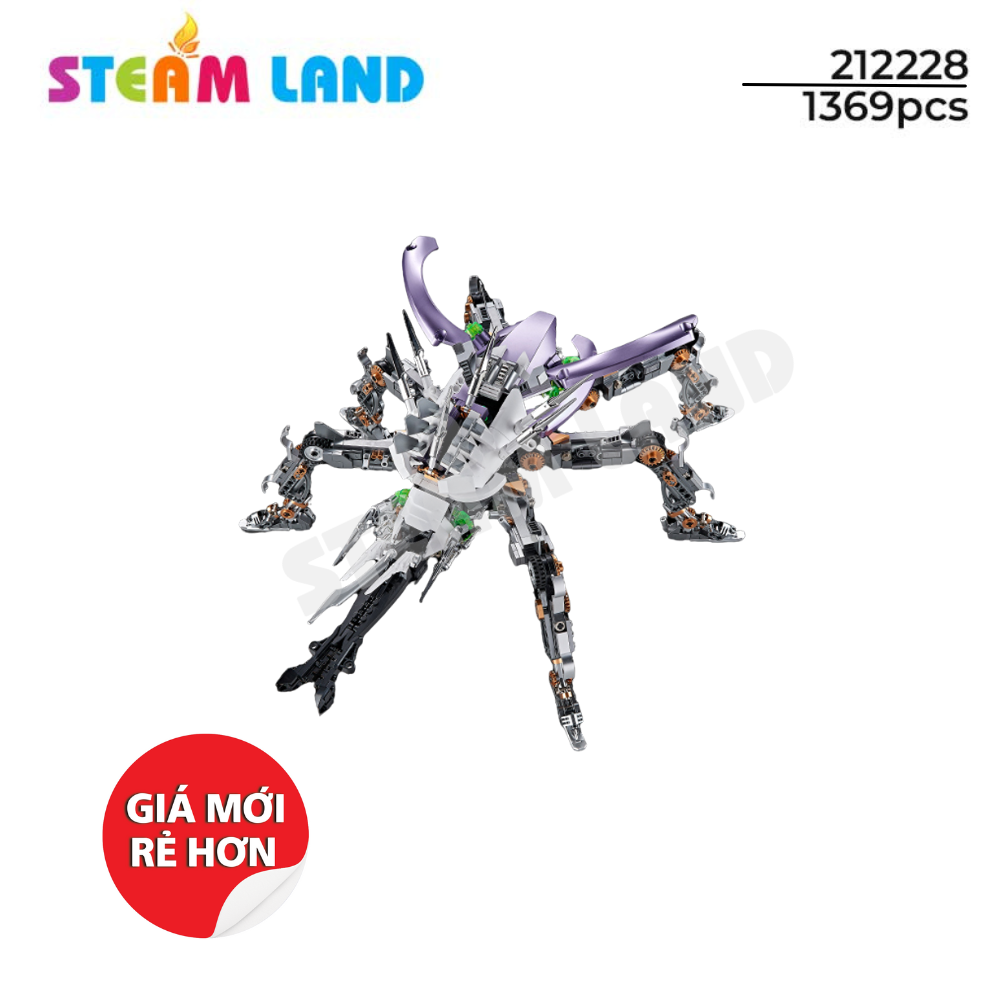 Lắp ráp mô hình Mecha Độc Giác Trùng cơ giáp CZS-212228