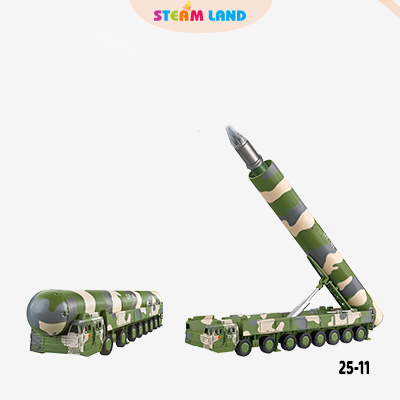 Lắp ráp mô hình tên lửa liên lục địa DF-41 tỉ lệ 1:72 XUJA-25-11
