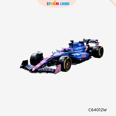 Lắp ráp mô hình xe đua BWT Alpine Formula One™Team A525 tỉ lệ 1:8 (bản tĩnh) (YK17) - CaDA-C64012W