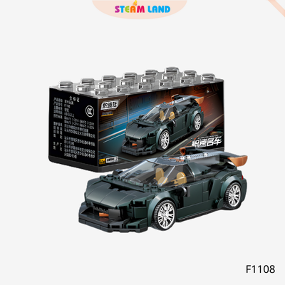 Lắp ráp mô hình xe ô tô (kèm hộp trưng bày mica) CZS-F1108