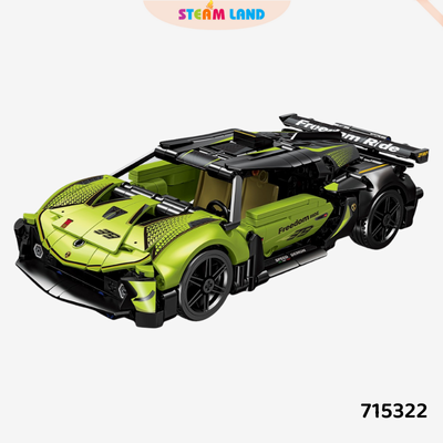 Lắp ráp siêu xe tỉ lệ 1:18 SEMBO-715322