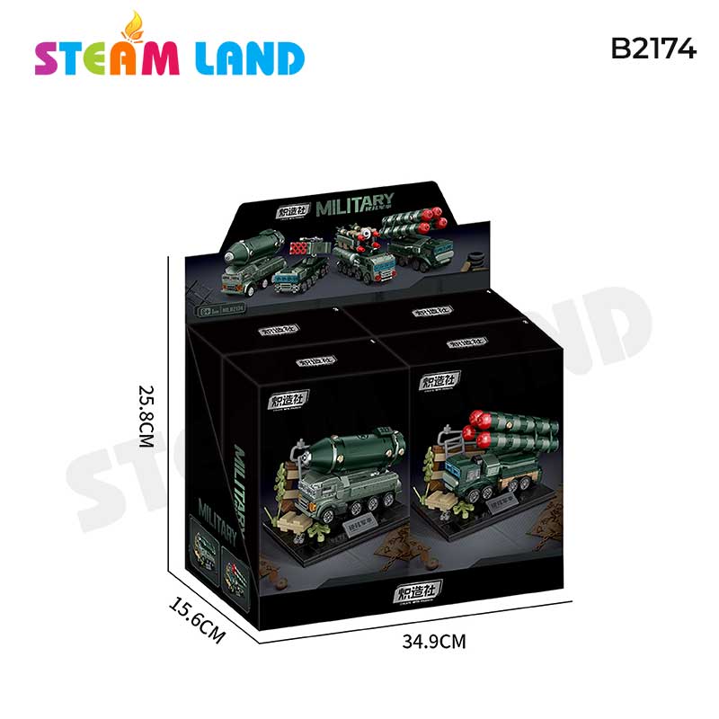 Láp ráp xe tên lửa quân sự mini CZS-B2174