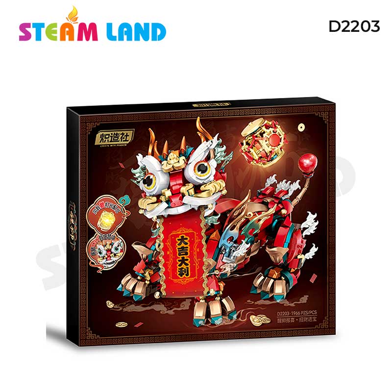 Mô hình lắp ráp múa lân CZS-D2203