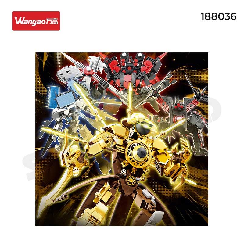 Mô hình lắp ráp Robot - WANGAO 188036