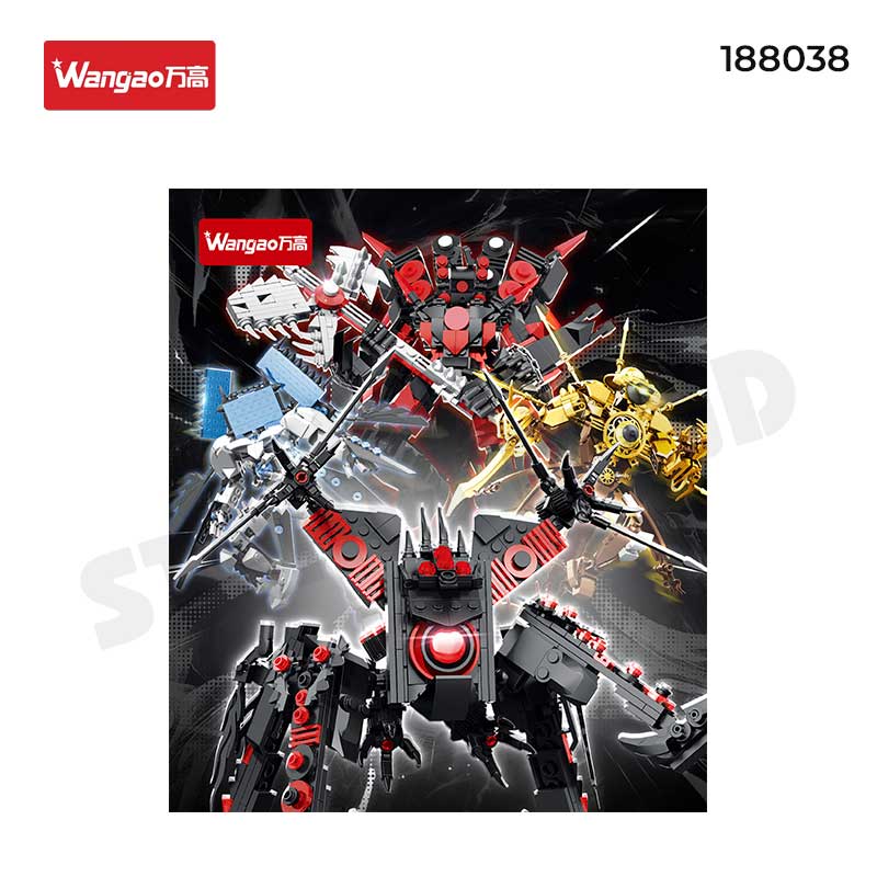 Mô hình lắp ráp robot - WANGAO 188038
