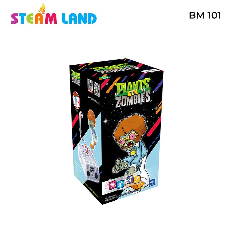 Mô hình nhân vật Michael Dancing Zombie nhảy múa trong game Plans VS Zombies BM101
