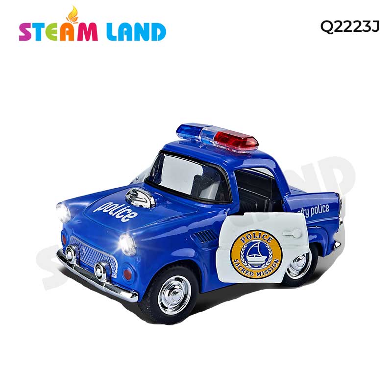 Mô hình xe  cảnh sát bằng hợp kim tỉ lệ 1:38 kéo thả MY66-Q2223J