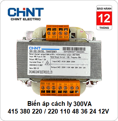 Biến áp NDK CHINT 300VA