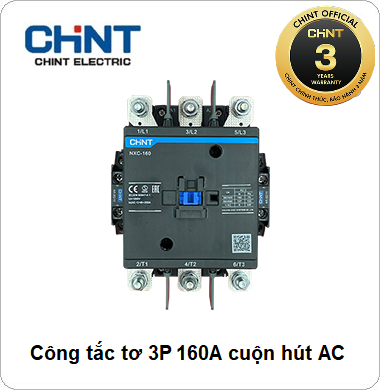 Công tắc tơ NXC CHINT 3P 160A 220VAC